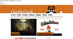 Desktop Screenshot of gentlegeek.net